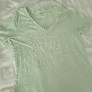 Old Navy Mint Green Women's V-Neck Top